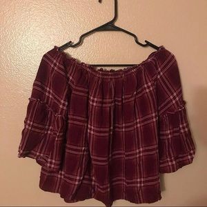 Off the shoulder shirt